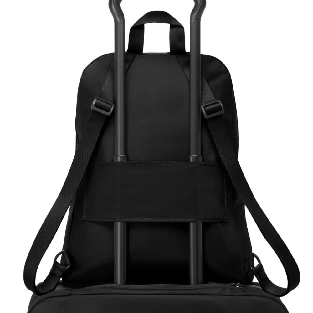 NWOT Tumi Just in Case Backpack in Black and Gold